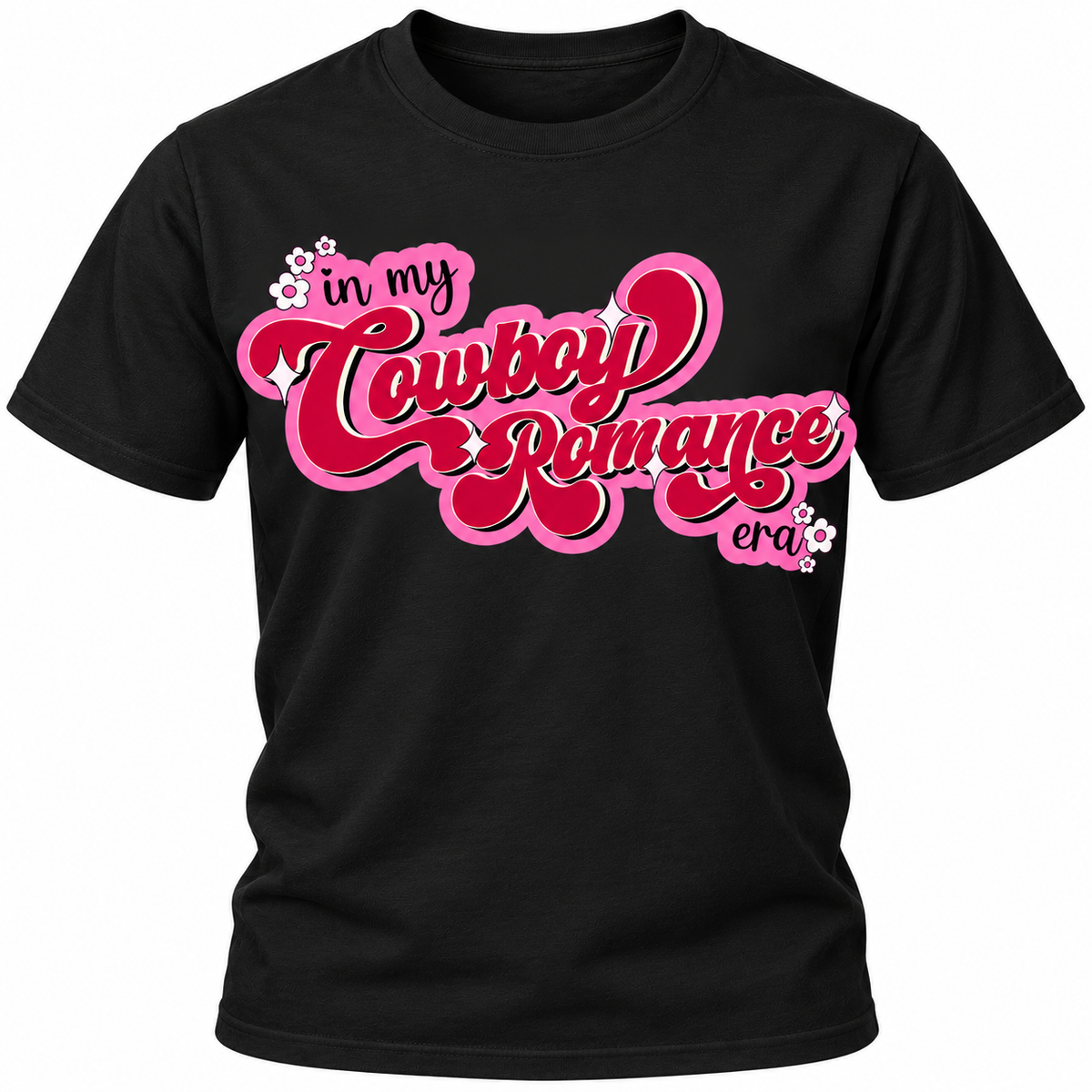Bookish Graphic T-Shirts | Cowboy Romance| Cute Tees for Book Lovers & Romance Readers