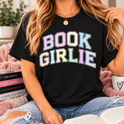 Bookish Graphic T-Shirts I Book Girlie| Cute Tees for Book Lovers & Romance Readers