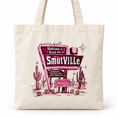 Bookish Canvas Tote Bag – Romance Reader Book Bag, Multiple Designs