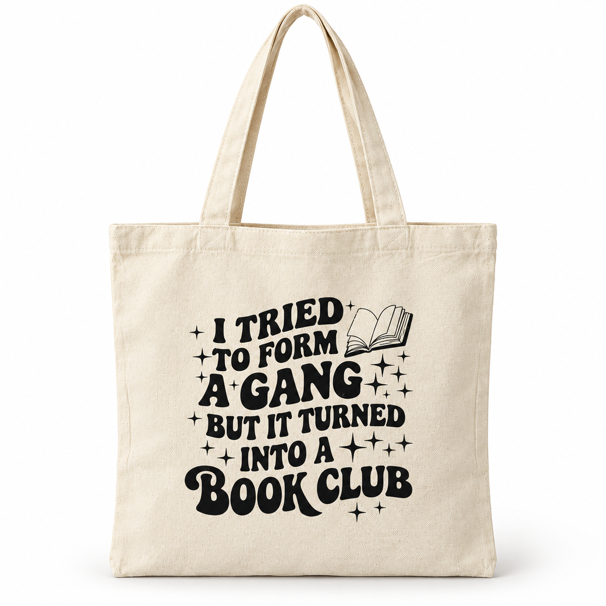 Bookish Canvas Tote Bag – Romance Reader Book Bag, Multiple Designs