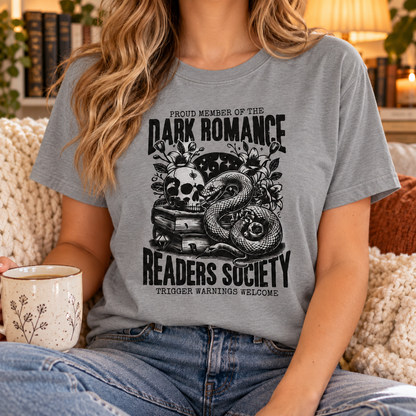 Bookish Graphic T-Shirts | Trigger Warning| Cute Tees for Book Lovers & Romance Readers