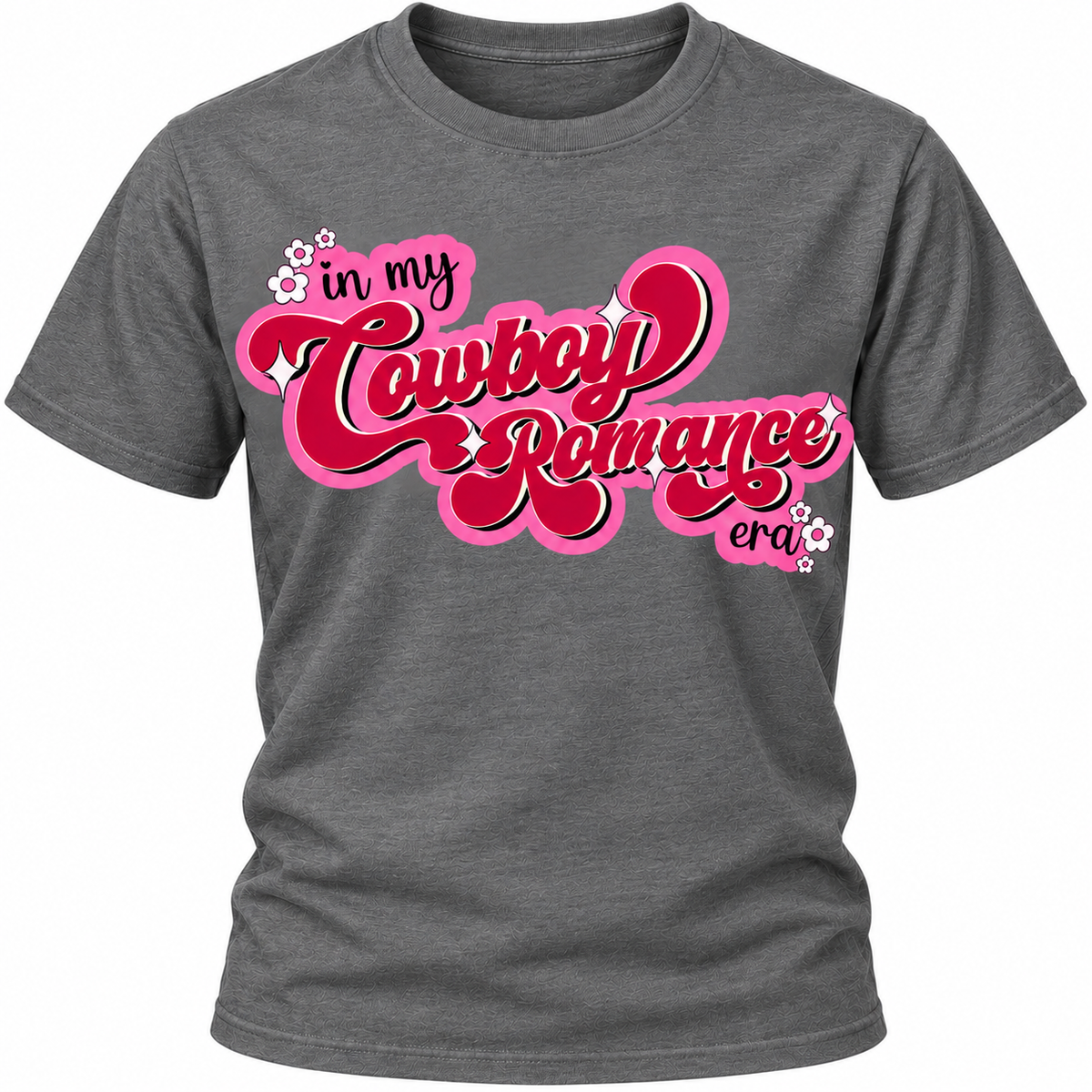 Bookish Graphic T-Shirts | Cowboy Romance| Cute Tees for Book Lovers & Romance Readers