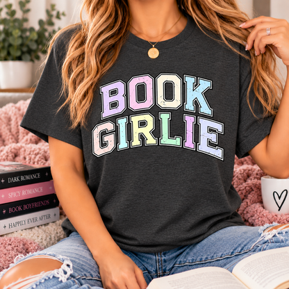 Bookish Graphic T-Shirts I Book Girlie| Cute Tees for Book Lovers & Romance Readers