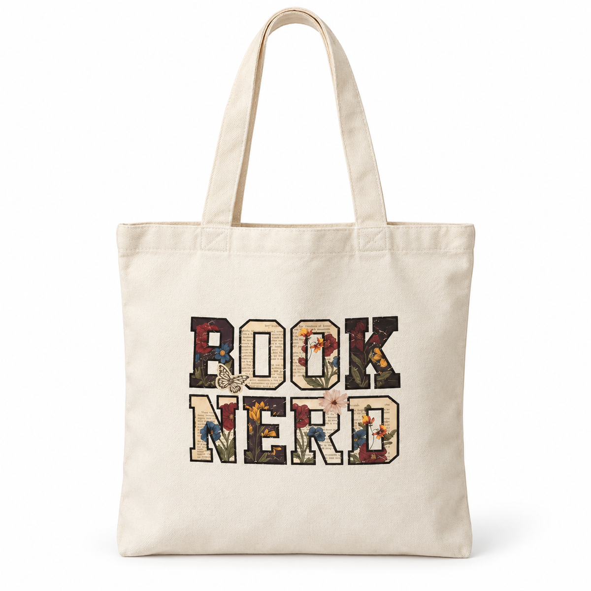Bookish Canvas Tote Bag – Romance Reader Book Bag, Multiple Designs