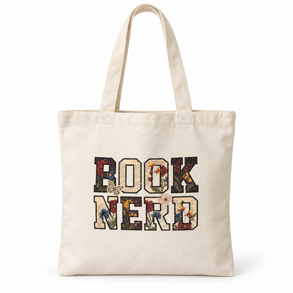 Bookish Canvas Tote Bag – Romance Reader Book Bag, Multiple Designs