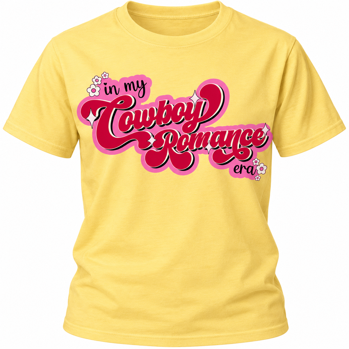 Bookish Graphic T-Shirts | Cowboy Romance| Cute Tees for Book Lovers & Romance Readers